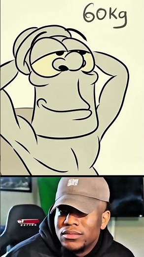 some People Body type 🤣 | Animated Reaction video #shorts #animation #cartoon