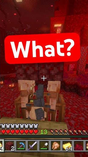Piglin Droppt Netherite Blöcke / Unsichtbarer Spieler trollt mich in Minecraft / Traden im Nether