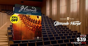 Save 77% on Glissando Harps for Kontakt by Chocolate Audio