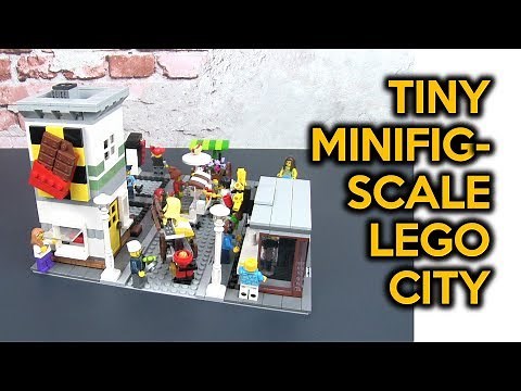 How to Build a LEGO City When You Have NO Space (Minifig-Scale)