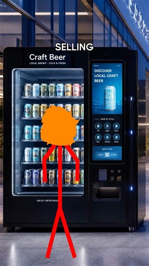 The Invention Of The Vending Machine 🥤#shorts #facts