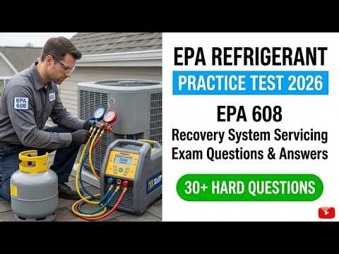 2026 EPA 608 Practice Test: Master Recovery System Servicing Exam Questions and Answers