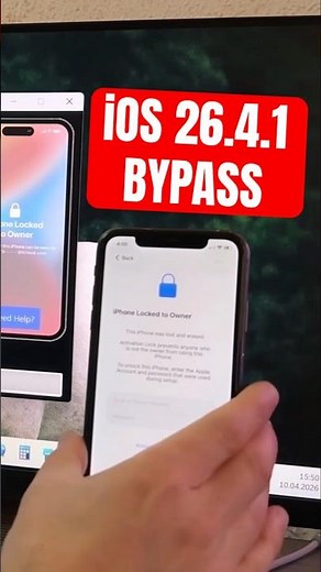 iPhone Locked to Owner? 😳 iOS 26.4.1 (Apple ID Forgotten) 🔒