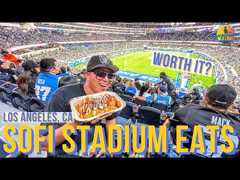 BEST FOOD TO TRY at SOFI STADIUM during a NFL GAME - LOS ANGELES Food Guide