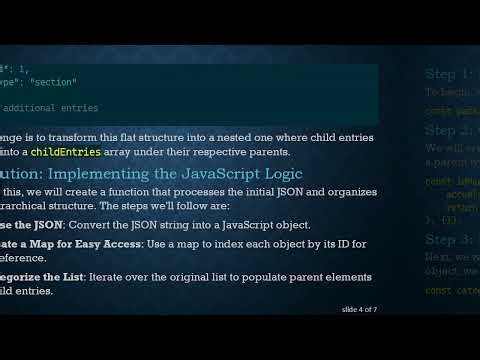 How to Properly Push Child Entries into Parent Based on ParentId in JavaScript