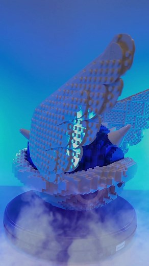 Life-Size LEGO Mario Kart Blue Shell Build | Amazing Display Piece!