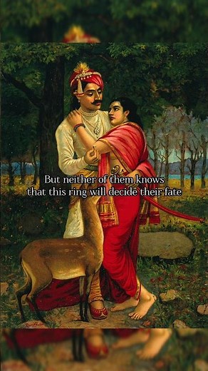 "King Dushyanta And Shakuntala" by Raja Ravi Varma 🎨✨| The Story Sage