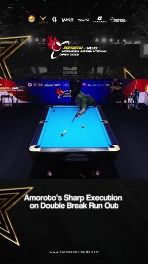 Keahlian Billiard Hebat Kyle Amoroto di Semifinal
