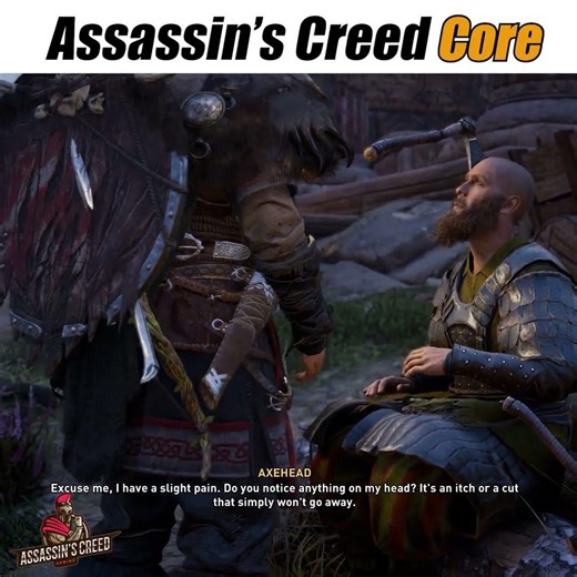 It appears to be a ... a battle scar #assassinscreediii #assassinscreed #gaming