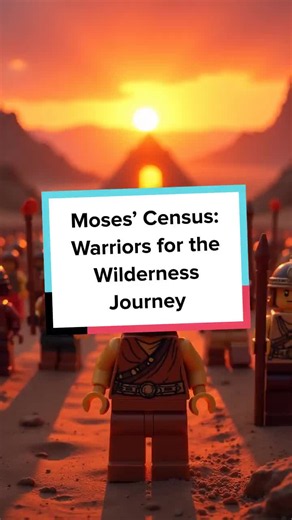 Discover how Moses organized the Israelite tribes by counting every warrior for the journey ahead. An epic moment of faith and preparation! #BibleStories #Moses #Israelites #Wilderness #FaithJourney