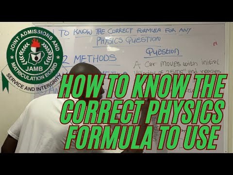 Stop Guessing! Use This Trick To Pick The Right Physics Formula