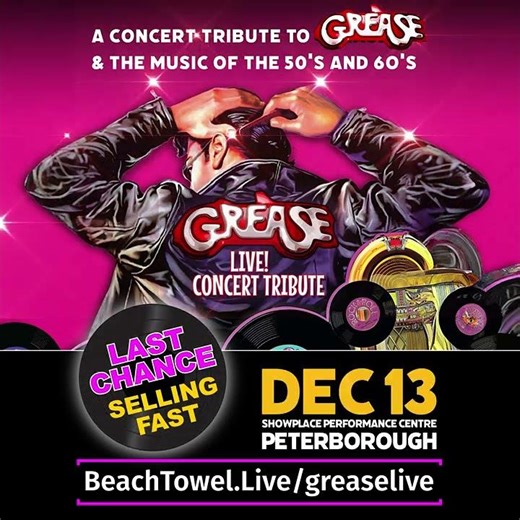 Grease Live! 🎤 A Tribute to 50's & 60's Music 🎶