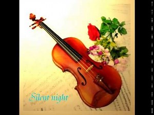 Violin music - Christmas song - Silent night instrumental - piano and violin duet