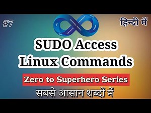 SUDO Access Linux Commands FULL DEMO in hindi | Linux Tutorial for Beginner | Linux for Fresher