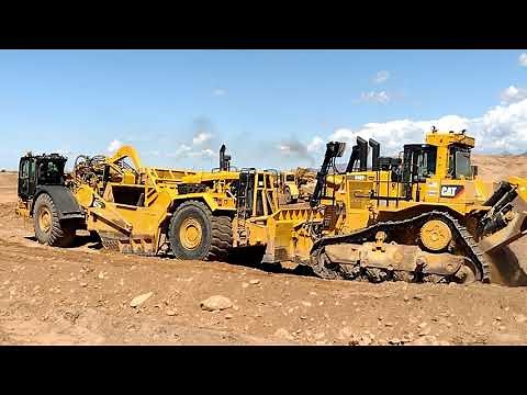 Large Earth Moving Equipment at Work