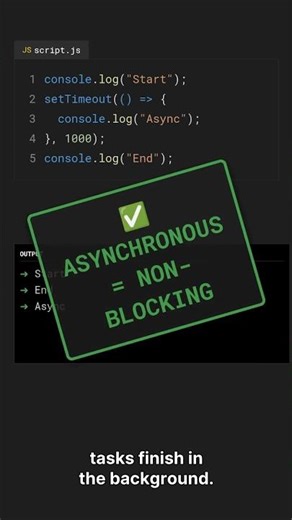 Async vs Sync in Node.js | #coding #tutorial