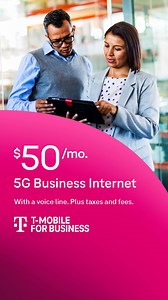 Secure, reliable 5G Business Internet from the partner you can depend on. Just $50/mo with a 5-year price guarantee when paired with an eligible voice line. | T-Mobile for Business