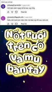 Trả lời Comment: Sự thật bất ngờ về nốt ruồi ở Cổ và nốt ruồi son trên Mu Bàn Tay 😱 #bimatsohoc