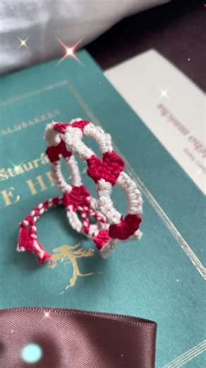 Heart by heart, knot by knot, all made with love. 🧵💞 Pattern: #137243 #braceletbook #friendshipbracelet #braceletpattern #handmadebracelet #heartbracelet #braceletcommunity #braceletinspo #fiberart #craftingjoy #knotterlife #makersmovement | BraceletBook.com - Friendship Bracelets: Get Inspired