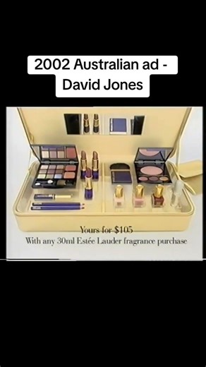 2002 Australian ad - David Jones #cosmetics #makeup #2000s #tvcommercials #departmentstore