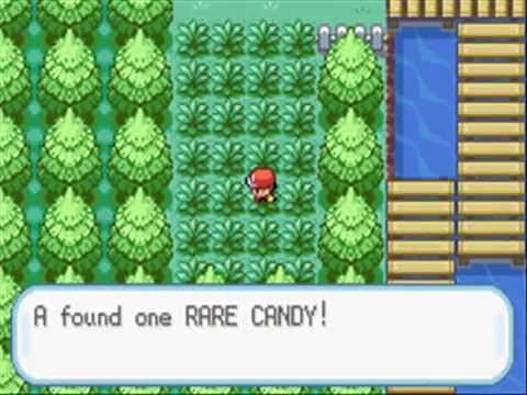 Pokemon Fire Red/Leaf Green - All Rare Candy Locations