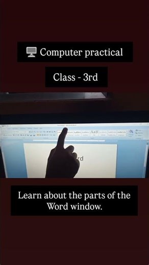 Parts & Word Window Practical 💻🪟 | Computer Practical by Students | Fun Learning #computereducation