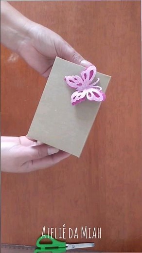 Diy caixinha de papel #lembrancinha