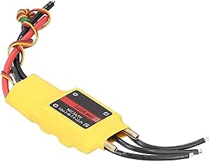 Dilwe RC Boat ESC,Lightweight 125A 2Way Water Cooling Brushless Electronic Speed Controller for RC Boat Airship Upgrade Parts
