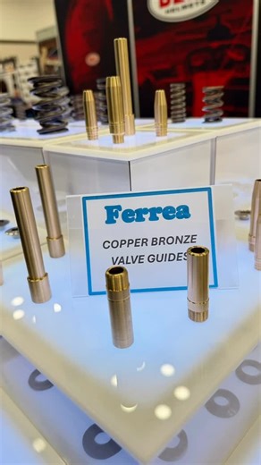 Ferrea Racing Components on Instagram: "High-quality copper-bronze valve guides for domestic, sport-compact, and motorcycle applications. Custom valve guides are available for your specific application with a minimum order of 16 pieces. #ferrea #valveguides #ferrearacing"