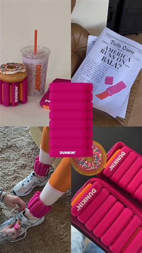 bala on Instagram: "Dunkin’ x bala bangles = your new everyday essential ☕️🤸‍♀️ with Dunkin’s new protein refresher in hand, limited edition💗 available at shopbala.com"