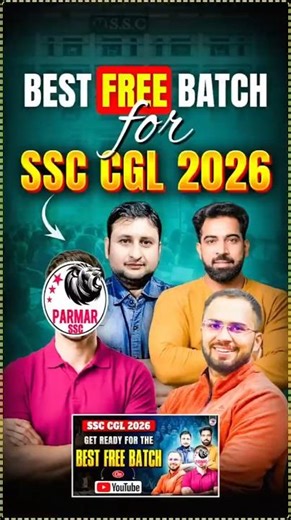 BEST FREE BATCH FOR SSC CGL 2026