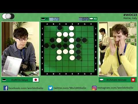 LIVE 🔴DAY02 #WOC23 World Othello Championship 2023 Table 1