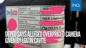 12 reactions | The overpriced camera that went viral on social media was donated by the local government unit of Imus, Cavite to its School Divisions Office (SDO), the Department of Education (DepEd) said in a statement Tuesday. Read more: https://inq.news/DepEdCameraFromLGU | INQUIRER.net | Facebook