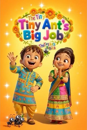 The Tiny Ant with a Big Job 🐜 | Kids Animated Story | Moral Story for Children #KidsAnimation