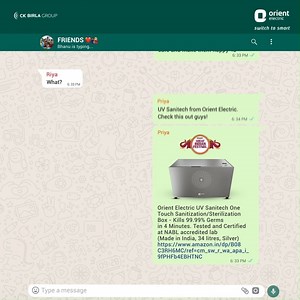 Save your time discussing and buying the regular gifts this festive season by choosing Orient UV Sanitech. Keep your loved ones safe and happy by giving them the #GiftOfSafety. Buy now at Amazon Great Indian Festival Sale- https://amzn.to/3nIsTAO #OrientElectric #UVSanitech #GiftOfSafety #YourFamilyBodyguard #4MinutesToSafety #Amazon | Orient Electric