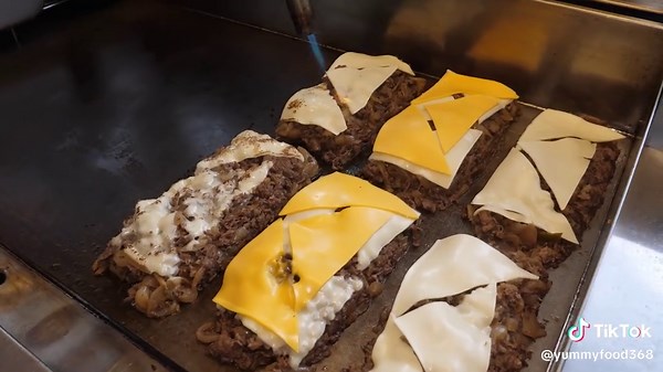 American Style Meat Bomb Double Cheese Sandwich Recipe