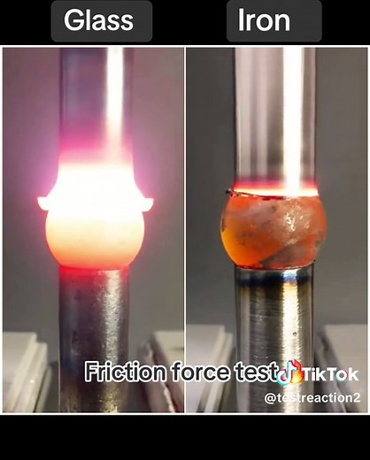 Glass vs. Iron Friction Force Test: An Experiment