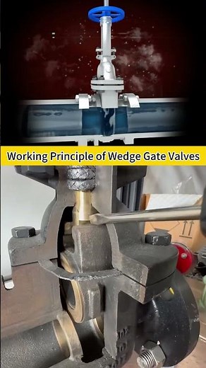 Working Principle of Wedge Gate Valves #valve #gatevalves