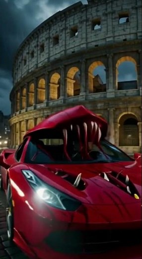 Dodge Challenger, Mustang & Ferrari Transform Into Horror Monster Trucks 🔥👹 | Scary Car Evolution