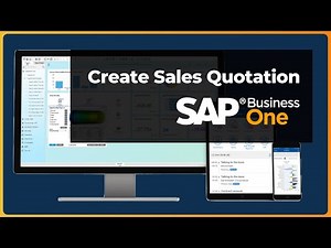 Create CRM Sales Quotation | Examples and How-To | SAP Business One
