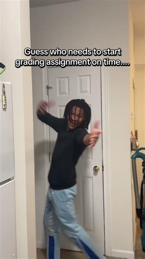 Guess who needs to start grading assignments on time