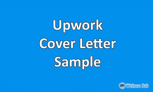 10 Upwork Cover Letter Samples & Proposal Template - Webson Job