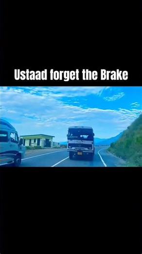 Ustad forget the brake😱😱😱 # #hrtc #bus #breakfail