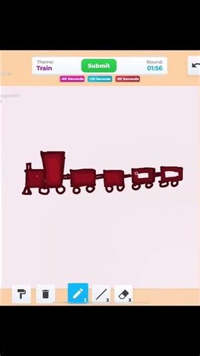 drawing a train on speeddraw in LESS than FIVE minutes🍁🚂