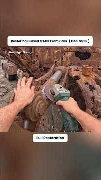Restoring Rusty Cursed MACK Truck ! #restoration #restored #cardetailing #mack #trucks #macktruck