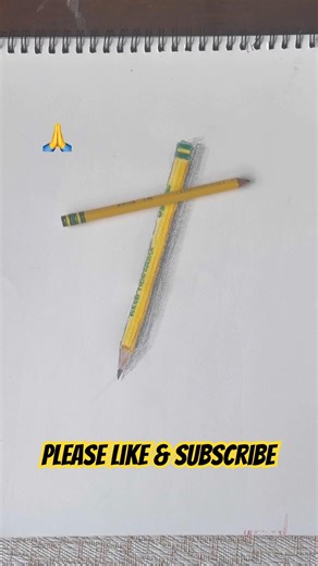 How to Draw Realistic Pencil ✏️ #art #sketch #drawing #shorts #viral #trending #realistic #aesthetic