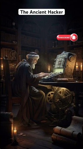 The Ancient Magic of Coding... 📜🤖 #shorts #history #hacker