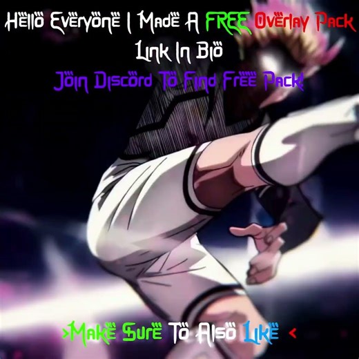 FREE Overlay Pack! #animeedit #free #capcut