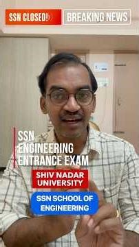 SSN Engineering College closed! #ssnchennai #ssnengineeringcollege
