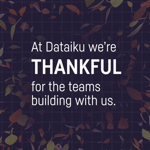 We build the platform.You bring it to life.Thank you to everyone building what’s next with Dataiku. 🫶 | Dataiku